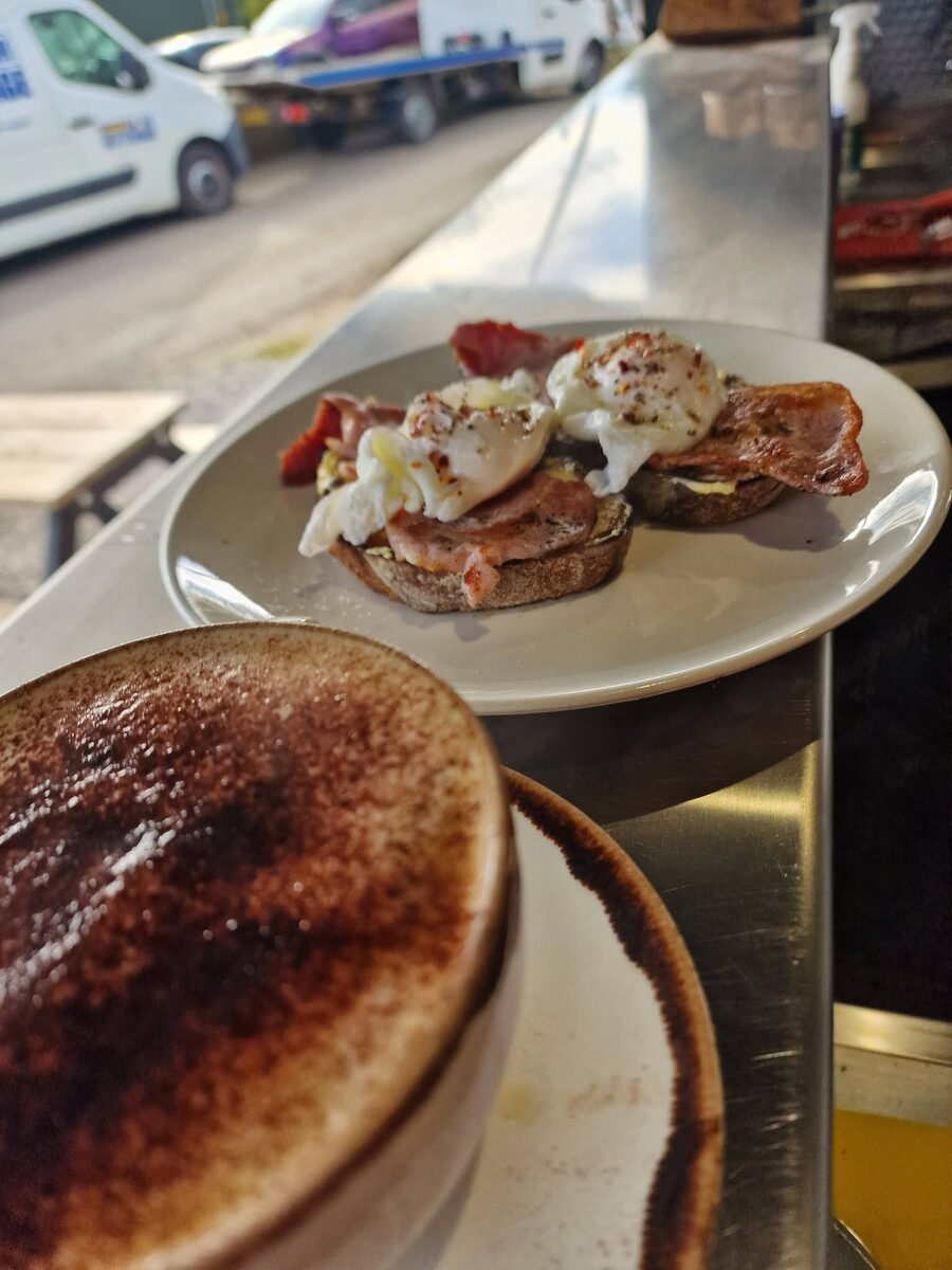 Bacon & Eggs on Crispy Toast